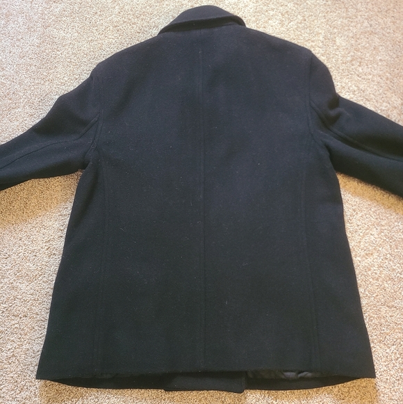 J Crew Wool Blend Peacoat Womens Coat - Picture 3 of 6